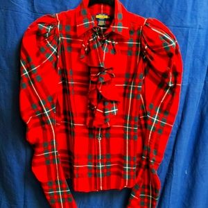 Rugby Red Plaid Button Up